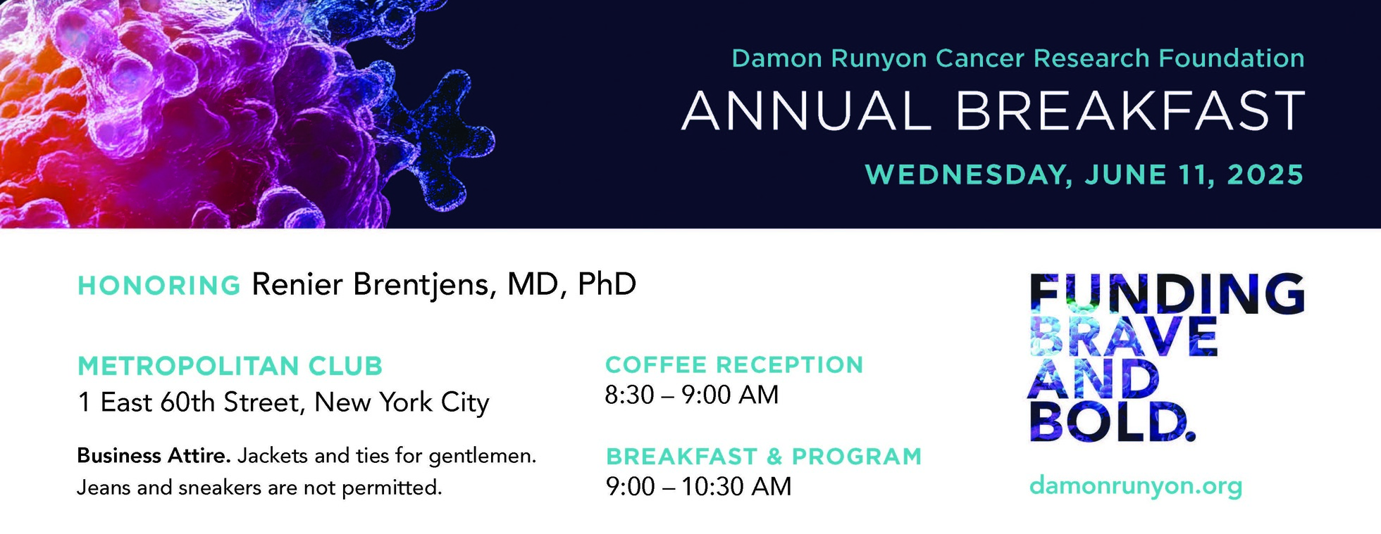 Damon Runyon Annual Breakfast 2025